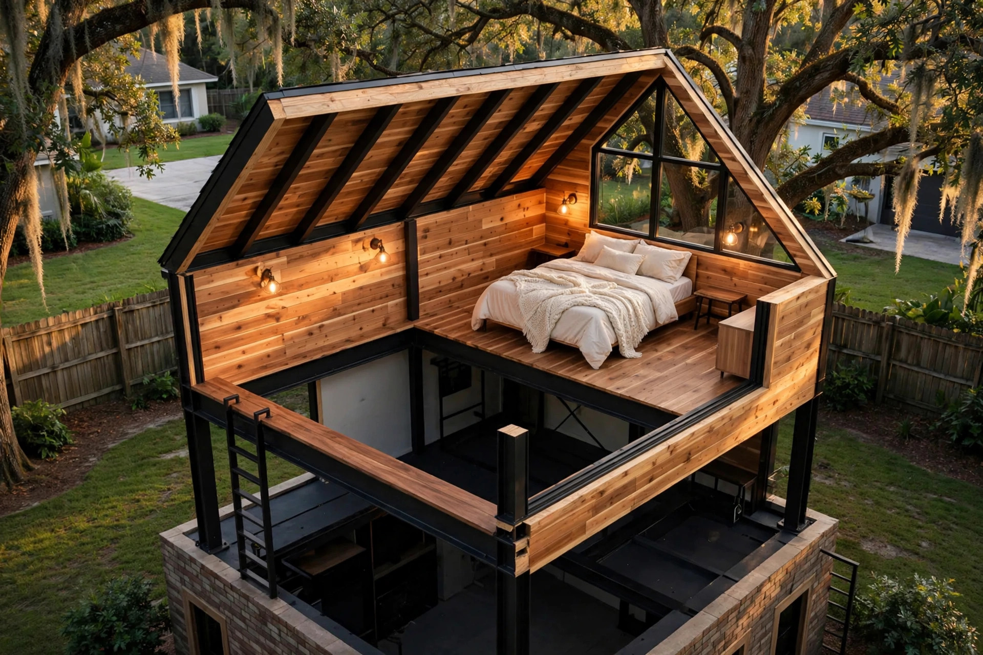 Canopy Studio 3D floor plan — Level 2