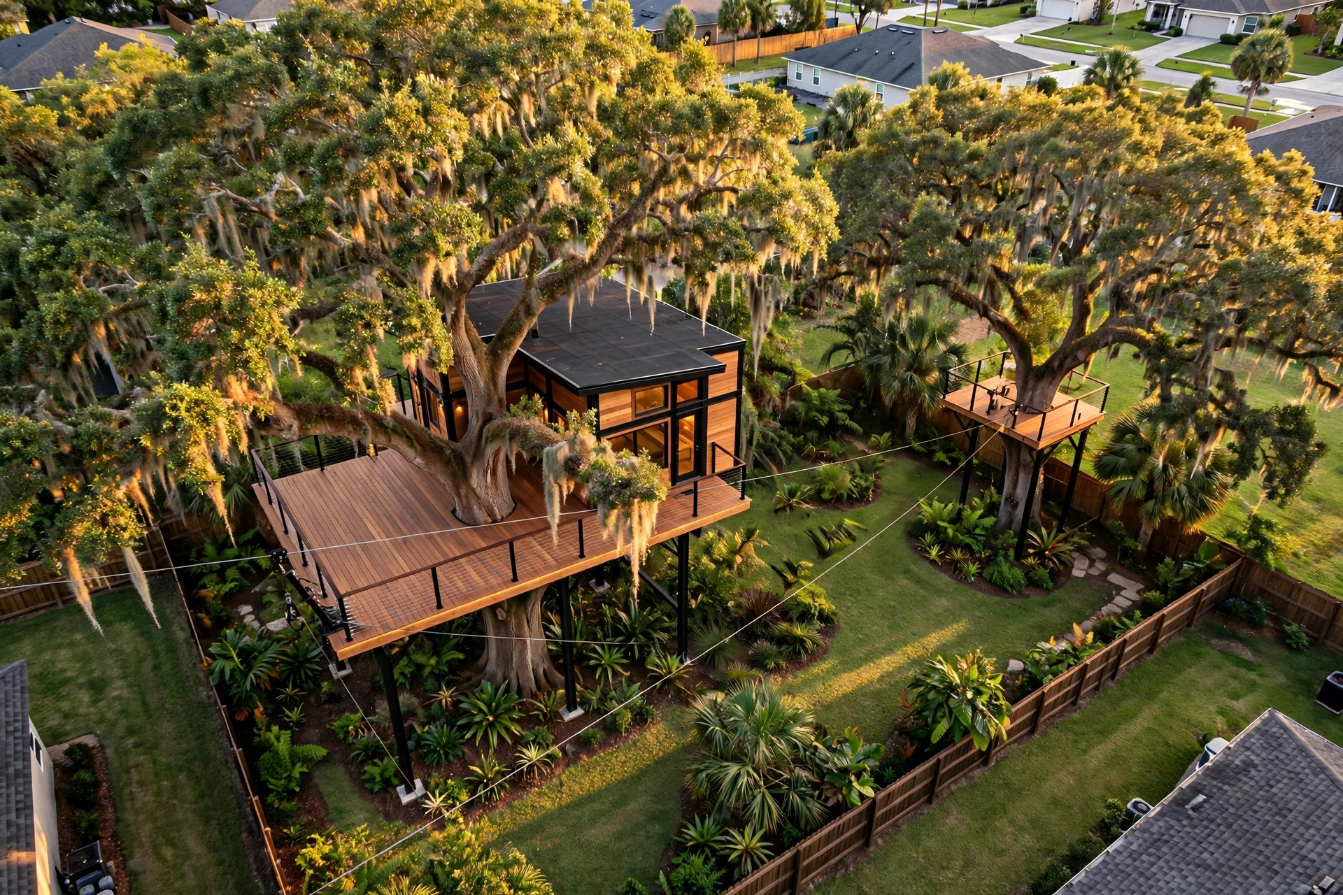 Canopy Flyer bird's eye aerial view
