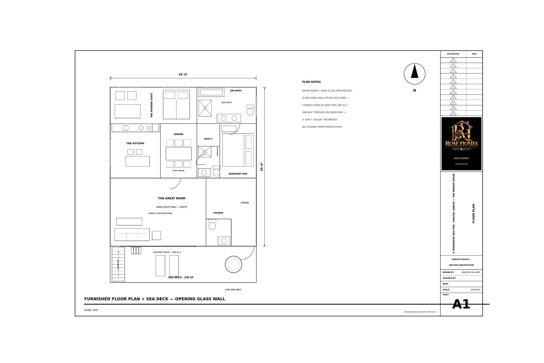 Breeze House furnished floor plan