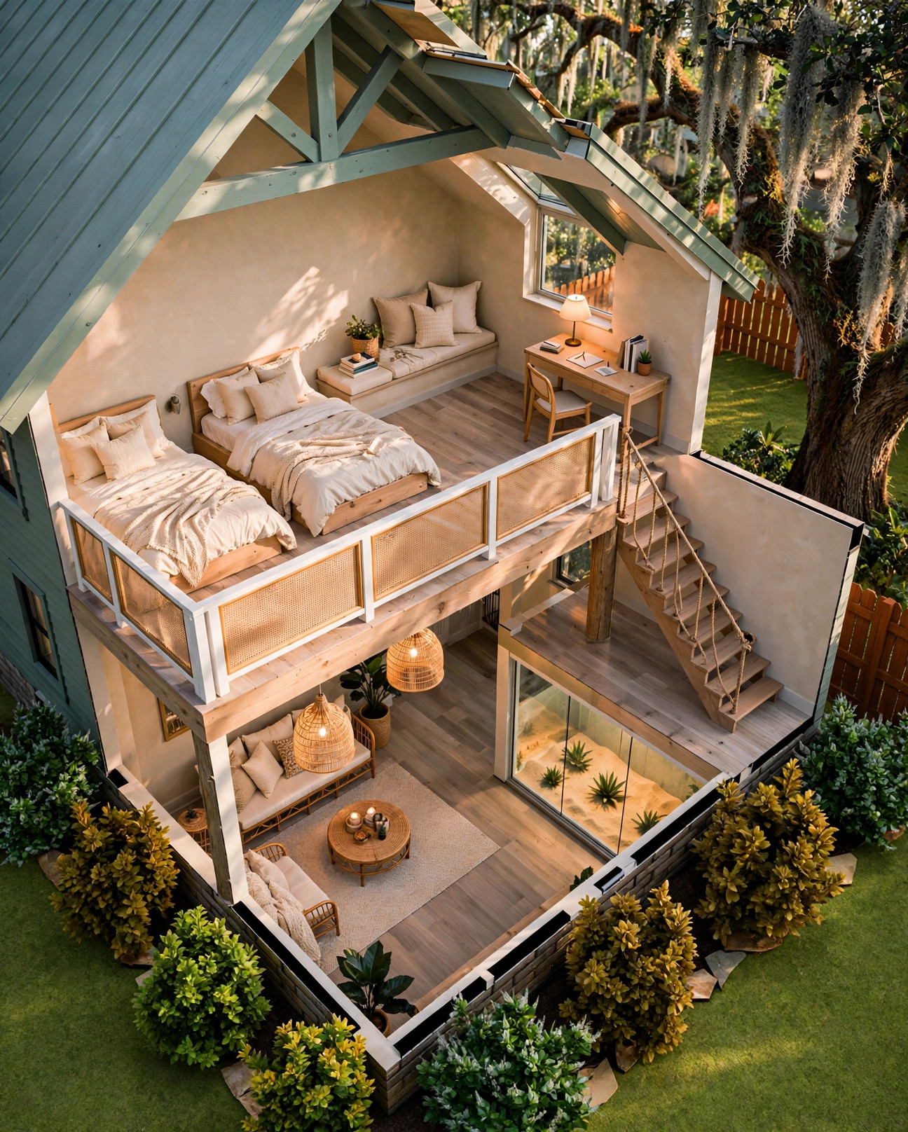 The Sandbar 3D floor plan — Level 2