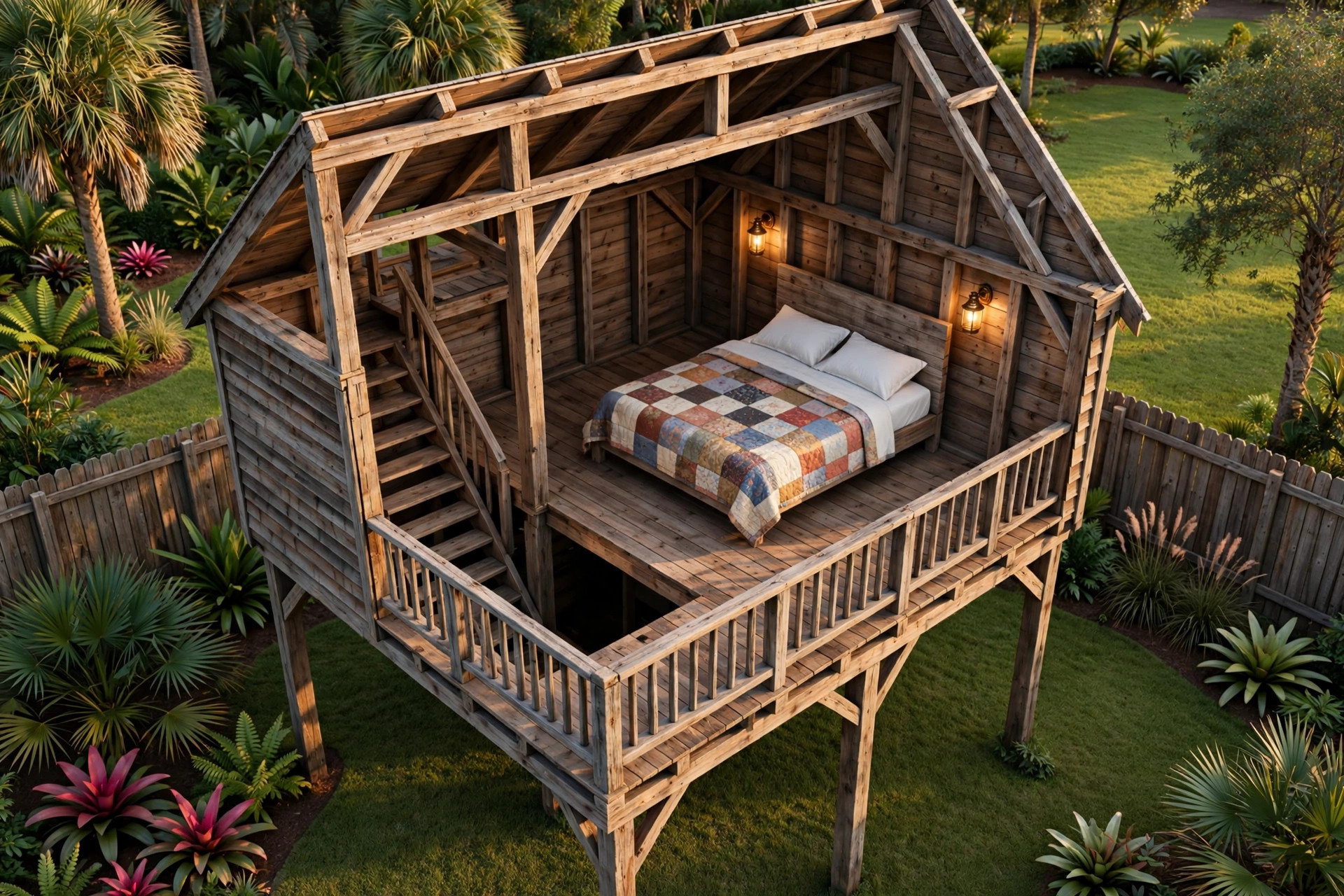 The Haven Hideaway 3D floor plan — Level 2