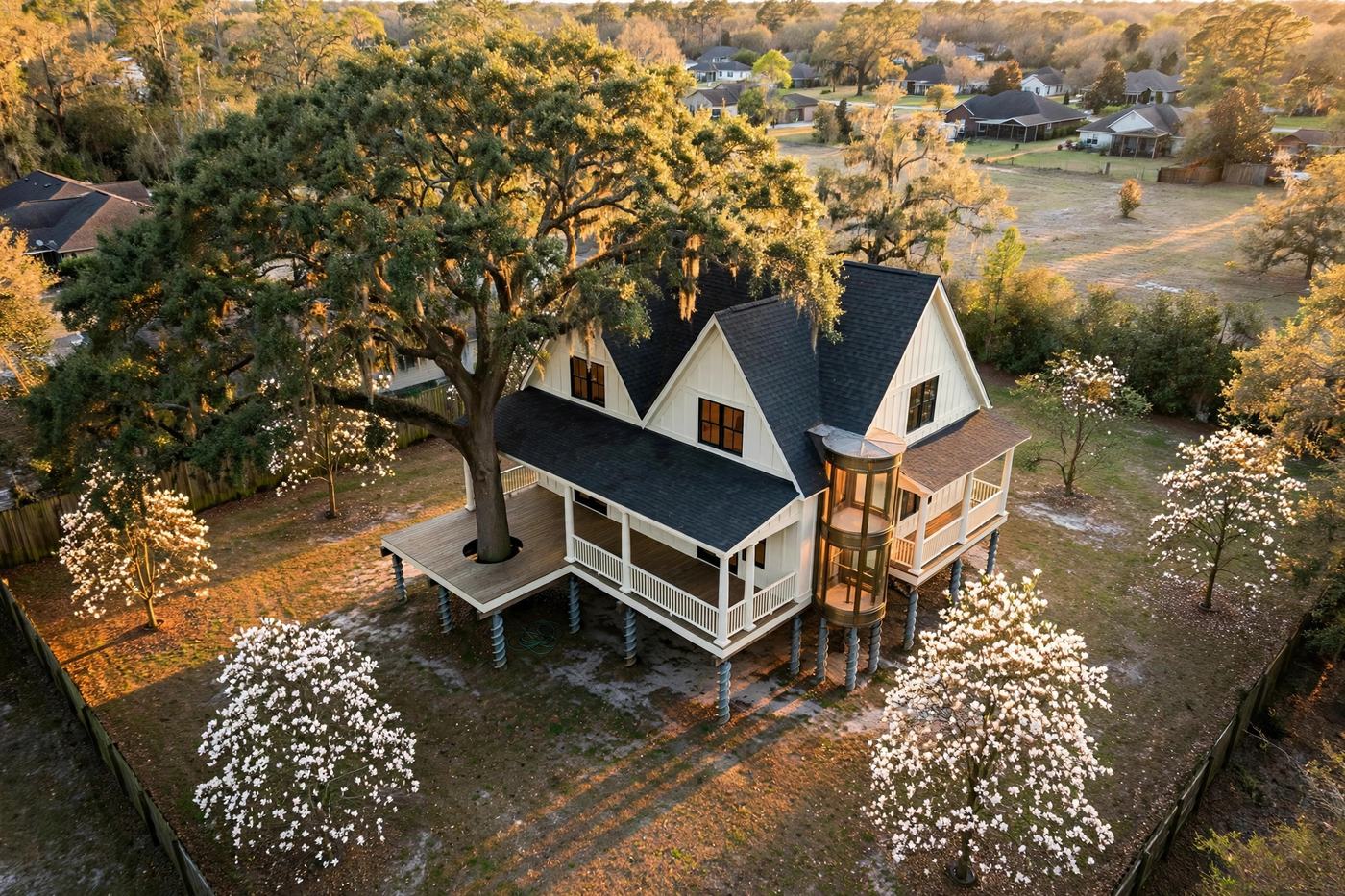 Magnolia Grand bird's eye aerial view