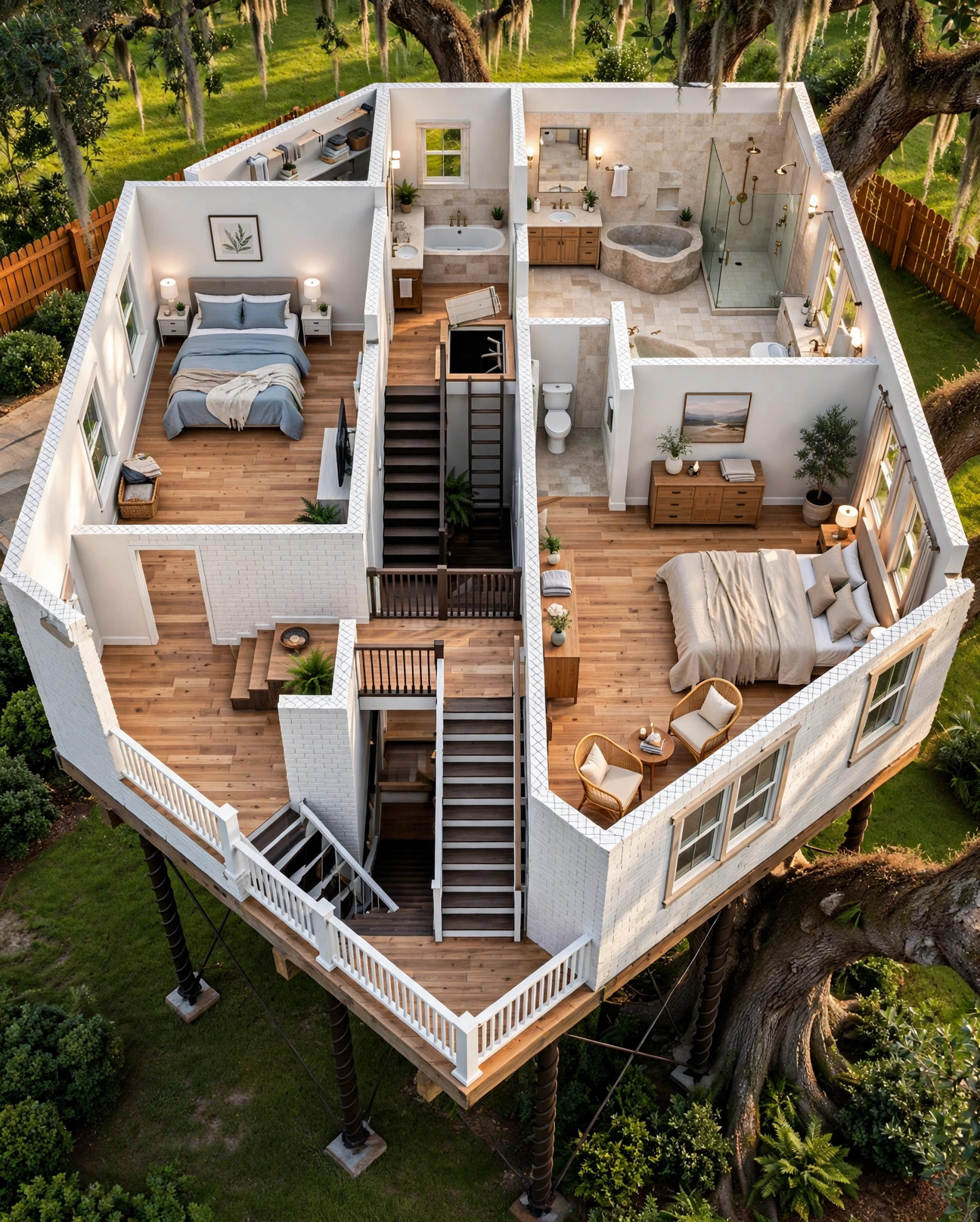 The Widow's Walk 3D floor plan — Level 2