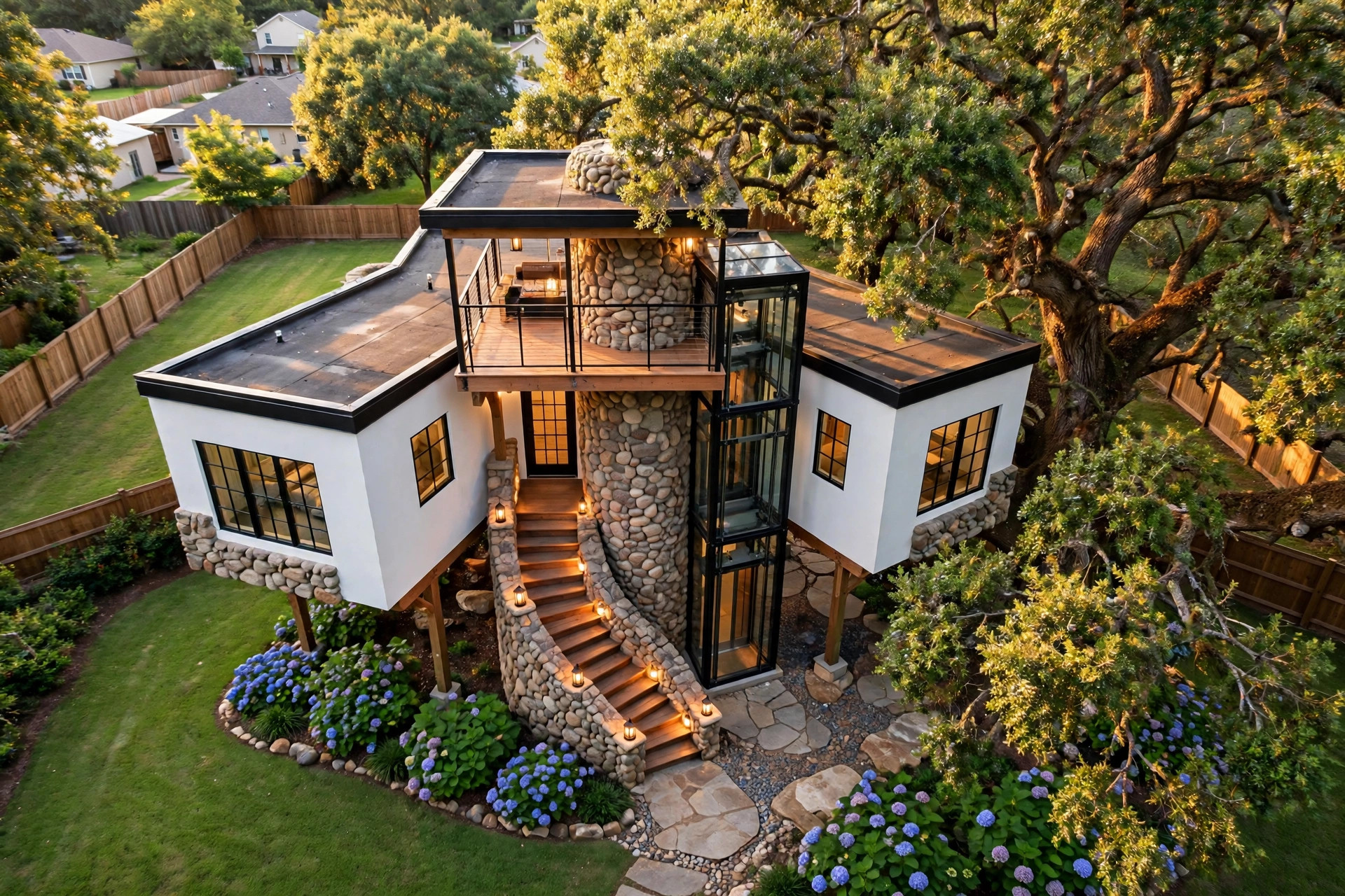 Casita bird's eye aerial view