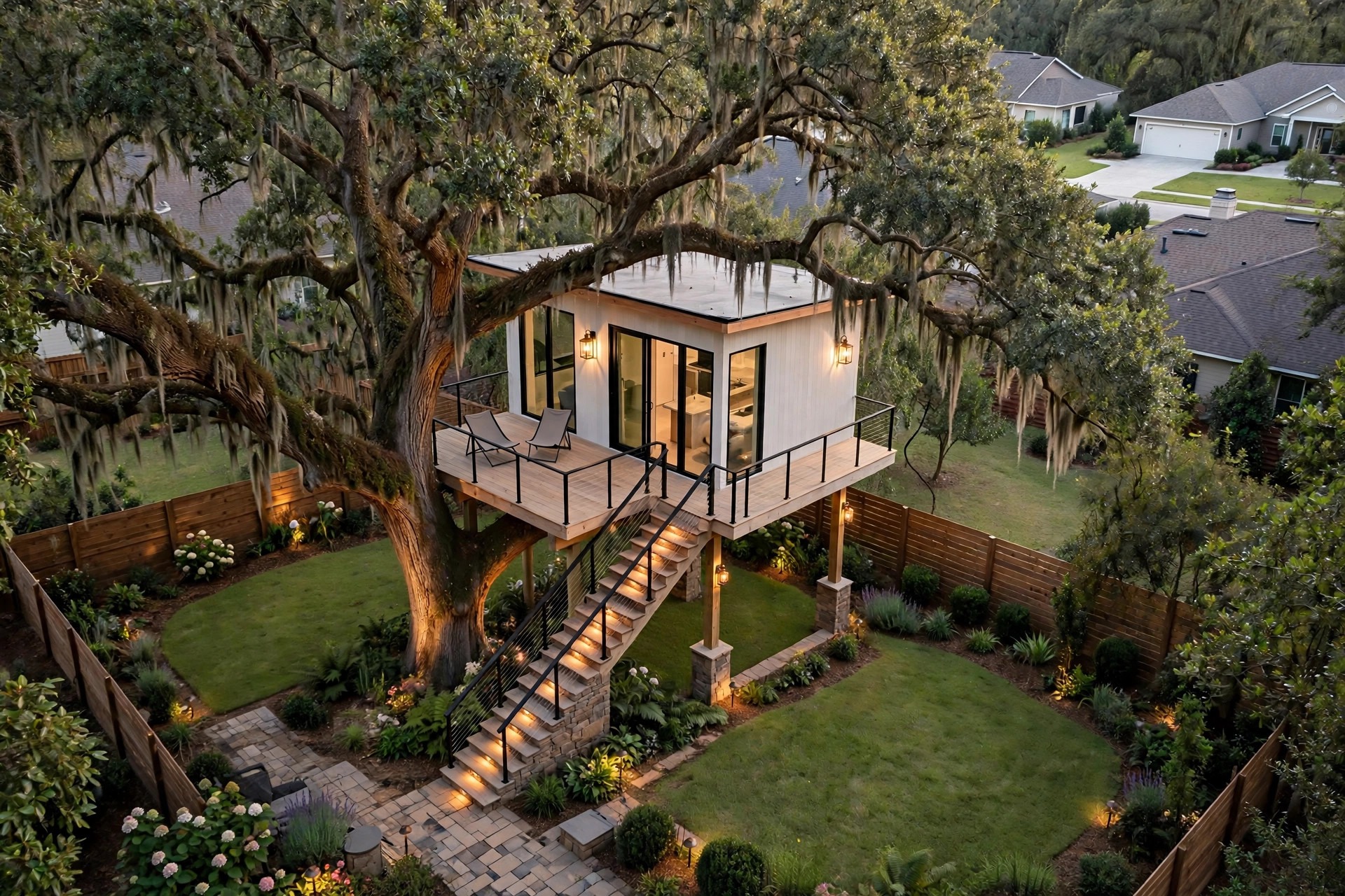Vista bird's eye aerial view