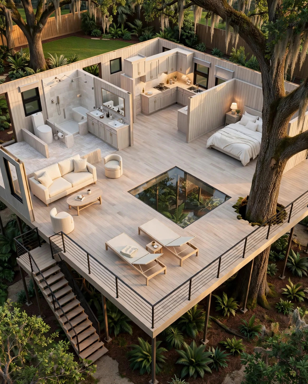 The Vista 3D floor plan — Level 1