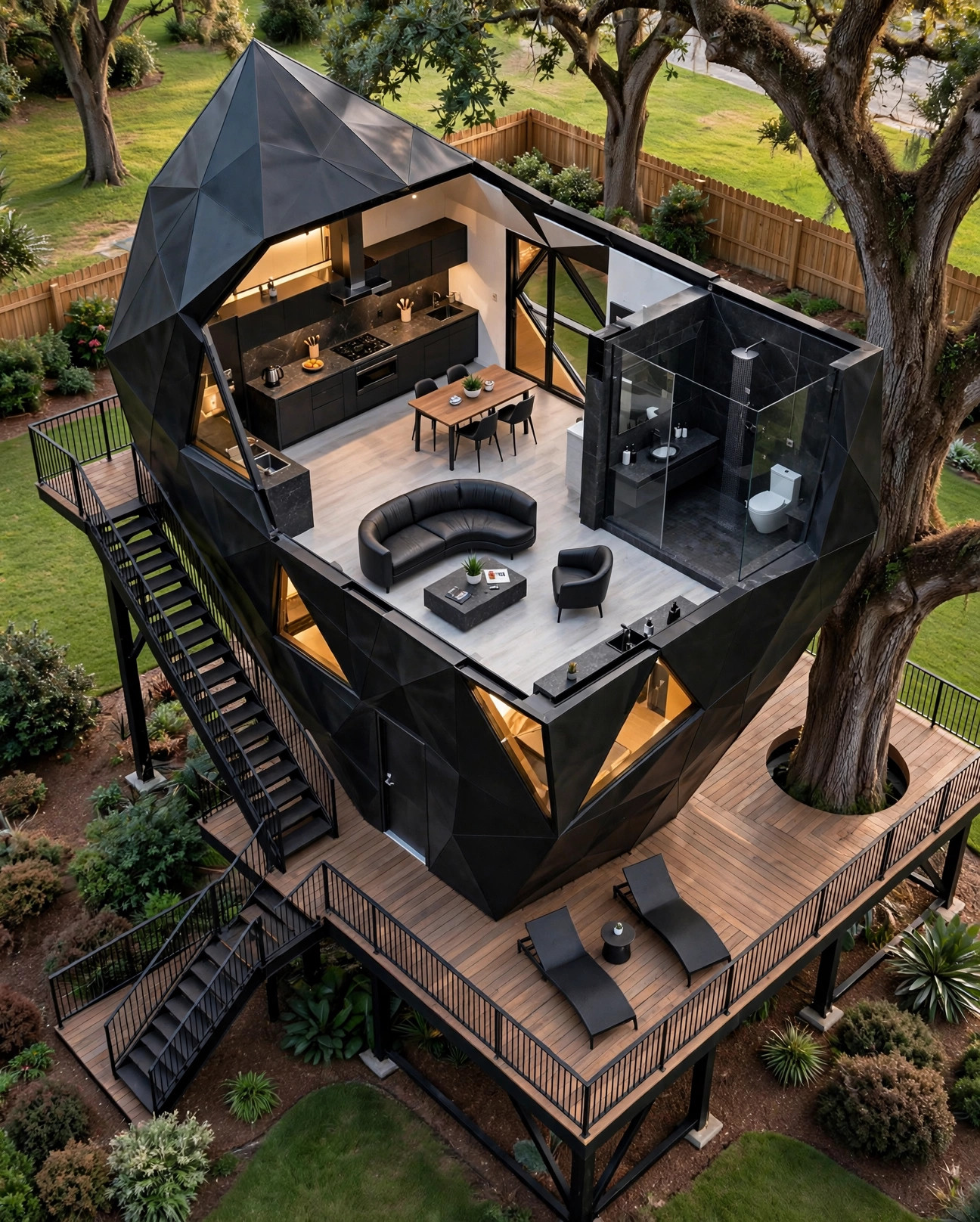 The Prism 3D floor plan — Level 1